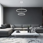 Подвесной светодиодный светильник с пультом управления 90264/2 белый — изображение 7