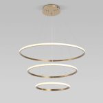 Подвесной светодиодный светильник с пультом управления 90264/3 латунь