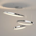 Подвесной светодиодный светильник с пультом управления 90175/3 хром — изображение 2