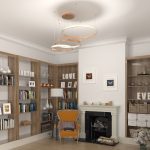 Подвесной светодиодный светильник с пультом управления 90175/3 медный — изображение 3