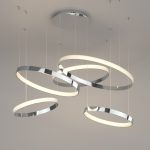 Подвесной светодиодный светильник с пультом управления 90175/5 хром — изображение 2