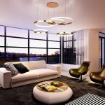 Подвесной светодиодный светильник с пультом управления 90175/5 медный — изображение 3