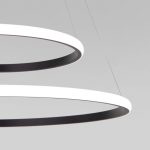 Подвесной светодиодный светильник с пультом управления 90264/2 черный — изображение 5