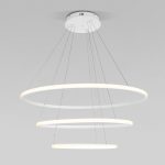 Подвесной светодиодный светильник с пультом управления 90264/3 белый — изображение 5