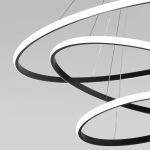 Подвесной светодиодный светильник с пультом управления 90264/3 черный — изображение 6