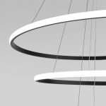 Подвесной светодиодный светильник с пультом управления 90264/3 черный — изображение 7