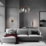 Подвесной светодиодный светильник со стеклянными плафонами 301054 LED латунь — изображение 2