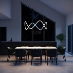 Подвесной светодиодный светильник ССТ с пультом управления 90288/1 черный — изображение 3