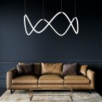 Подвесной светодиодный светильник ССТ с пультом управления 90288/1 латунь — изображение 3