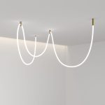 Потолочное крепление для круглого гибкого неона Full light латунь FL 2880 латунь — изображение 4