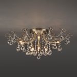 Потолочная люстра с хрусталем 10042/12 античная бронза — изображение 3