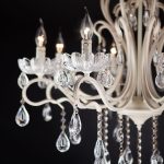 Потолочная люстра с хрусталем 12205/8 белый — изображение 2