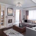 Потолочная люстра с хрусталем и плафонами 30137/5 хром — изображение 2