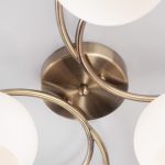 Потолочная люстра с плафонами 30144/4 античная бронза — изображение 2