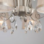 Люстра потолочная с абажурами 60065/8 серебро — изображение 2