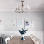 Люстра в классическом стиле с абажурами 60069/5 серебро — изображение 3