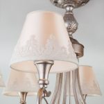 Классическая люстра с абажурами 60069/8 серебро — изображение 2