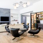 Потолочная люстра со стеклянными плафонами 30136/4 хром — изображение 4