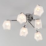 Потолочная люстра со стеклянными плафонами 30162/6 хром — изображение 4