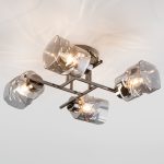 Потолочная люстра со стеклянными плафонами 30165/4 черный жемчуг — изображение 4