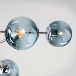 Потолочная люстра со стеклянными плафонами 30166/8 хром — изображение 2