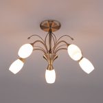 Потолочная люстра со стеклянными плафонами 30280/5 — изображение 2