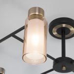 Потолочная люстра со стеклянными плафонами 70115/8 черный — изображение 3