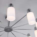 Потолочная люстра со стеклянными плафонами 70160/12 хром — изображение 2