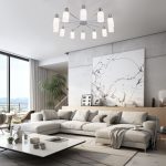 Потолочная люстра со стеклянными плафонами 70160/12 хром — изображение 5