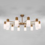 Потолочная люстра в стиле лофт 70160/12 латунь