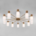 Потолочная люстра в стиле лофт 70160/12 латунь — изображение 2