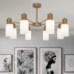 Потолочная люстра в стиле лофт 70160/12 латунь — изображение 4