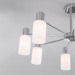 Потолочная люстра со стеклянными плафонами 70160/8 хром — изображение 2