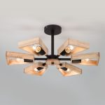 Потолочная люстра в стиле лофт 70056/6 черный — изображение 3