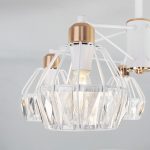 Люстра с хрустальным декором 70075/8 белый — изображение 2