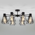 Потолочная люстра в стиле лофт 70107/8 черный