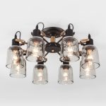 Потолочная люстра в стиле лофт 70111/8 черный — изображение 2