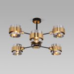 Потолочная люстра в стиле лофт 70127/6 черный/дымчатый — изображение 3