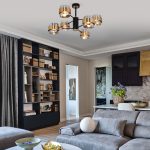 Потолочная люстра в стиле лофт 70127/6 черный/дымчатый — изображение 4