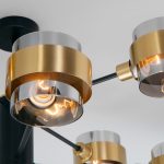 Потолочная люстра с плафонами 70127/8 черный/дымчатый — изображение 2