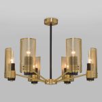 Потолочная люстра с металлическими плафонами 70139/6 латунь