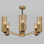Потолочная люстра с металлическими плафонами 70139/6 латунь — изображение 2