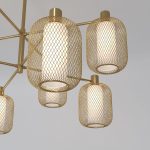 Потолочный светильник с металлическими абажурами и стеклянными плафонами 30192/8 — изображение 2