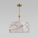 Потолочный светильник с тканевым абажуром 60174/5 латунь — изображение 3