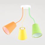 Светильник потолочный с тремя плафонами 2106 Wire Colour — изображение 2