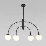 Потолочный светильник со стеклянным плафоном 30179/4 черный