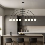 Потолочный светильник со стеклянным плафоном 30179/8 черный — изображение 5