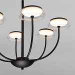 Потолочный светильник со стеклянным плафоном 50388 LED Черный — изображение 2