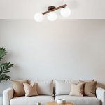 Потолочный светильник со стеклянными плафонами 10269 Estera Wood — изображение 4