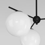 Потолочный светильник со стеклянными плафонами 60147/3 черный — изображение 3